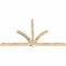 Ekena Millwork Redmond Rough Sawn Timber Gable Bracket, Douglas Fir, 108"W x 63"H x 4"D x 4"F, 14/12 Pitch GBW108X63X0404RED00RDF - alternate 4